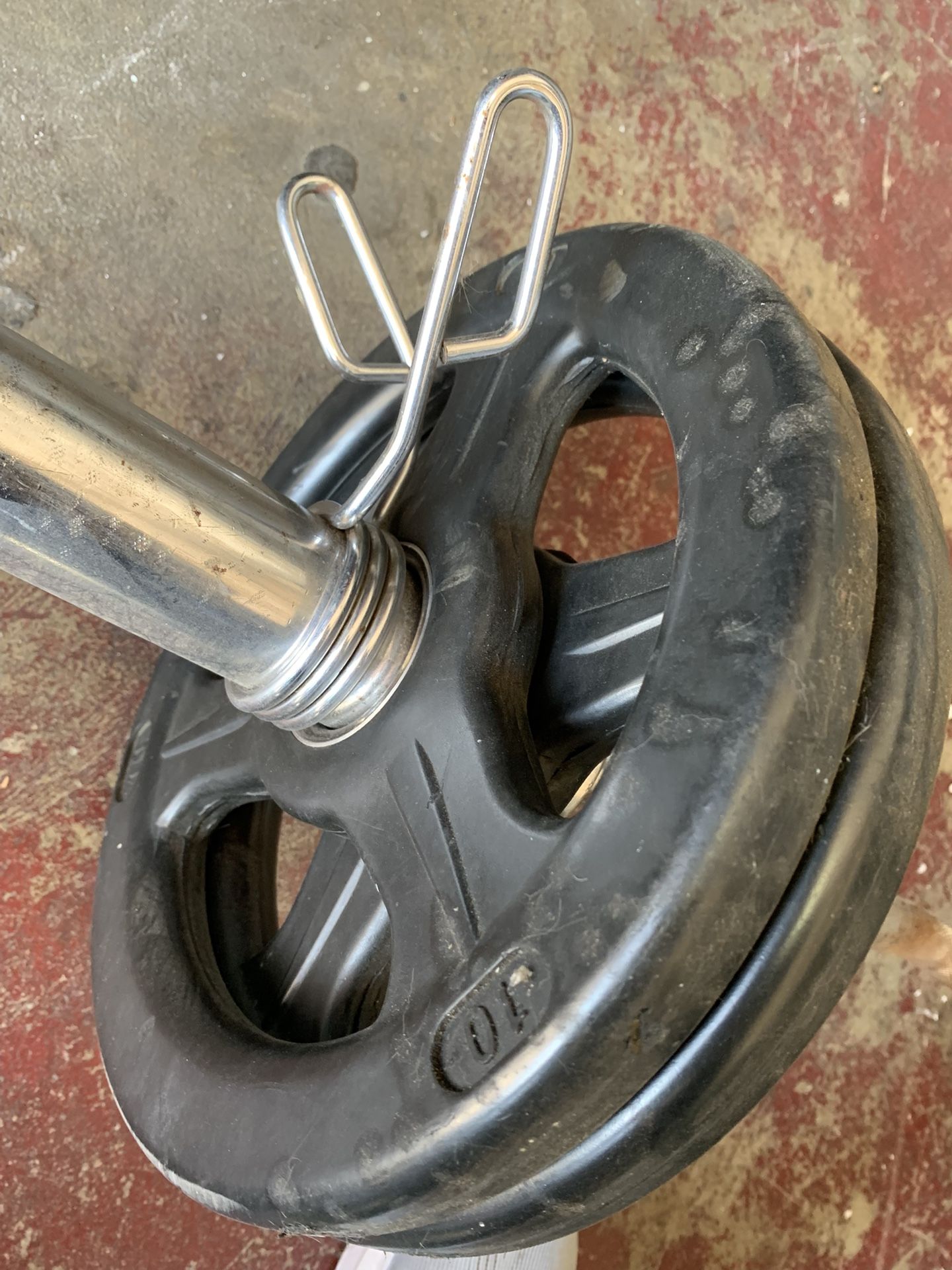 4ft Olímpico EZ Curl Barbell With Shapeds