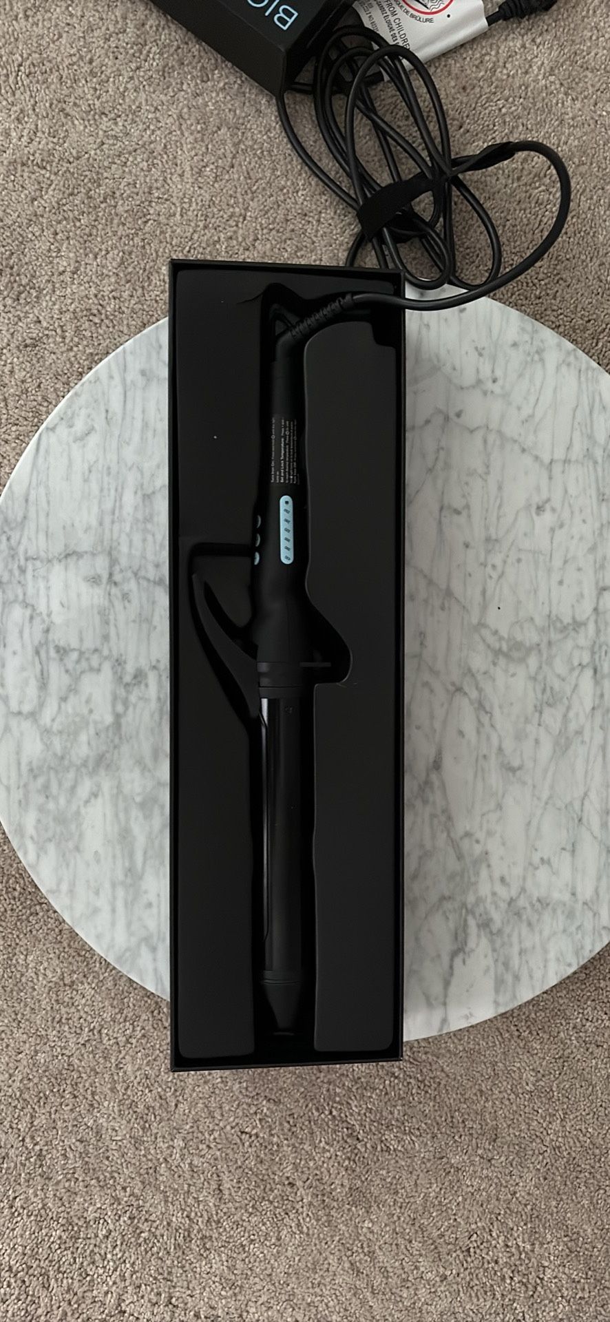 Bio Ionic Long Barrel Styler, Curling Iron with NanoIonic MX & Moisture Heat Tech, Adjustable 1.5”