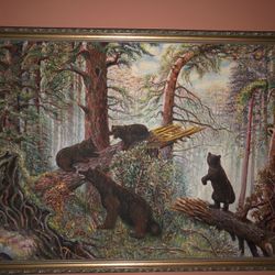 LARGE BEAR PAINTING!