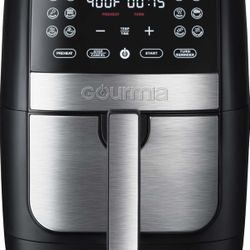 Gourmia 8 Qt Digital Air Fryer GAF826 (BRAND NEW IN BOX NEVER OPEN, XL Capacity, Sleek Black Finish