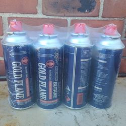 Gold Flame Butane gas