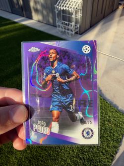 Topps Chrome 2025-26 João Pedro Chelsea #184 Purple Refractor /75