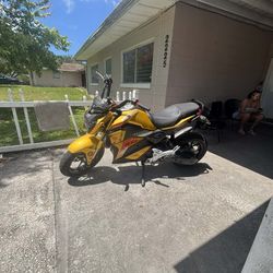 Gold Motorcycle- First come first serve