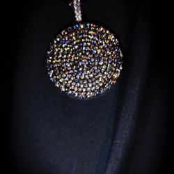 vvs diamond pendant with chain 