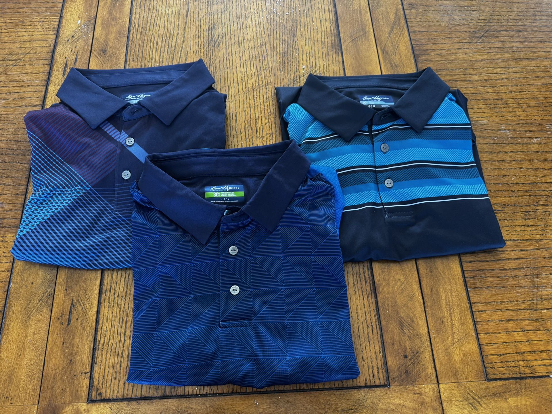 👕 Ben Hogan Men’s Polo Shirt Bundle – Size L