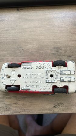 Vintage toy car DeTomaso Mangudta