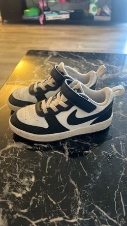 Nike Kids Low-Top Sneakers White Black 10C