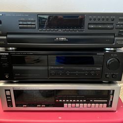 3 Peace Stereo, Sound system Kenwood Sherwood Technics  