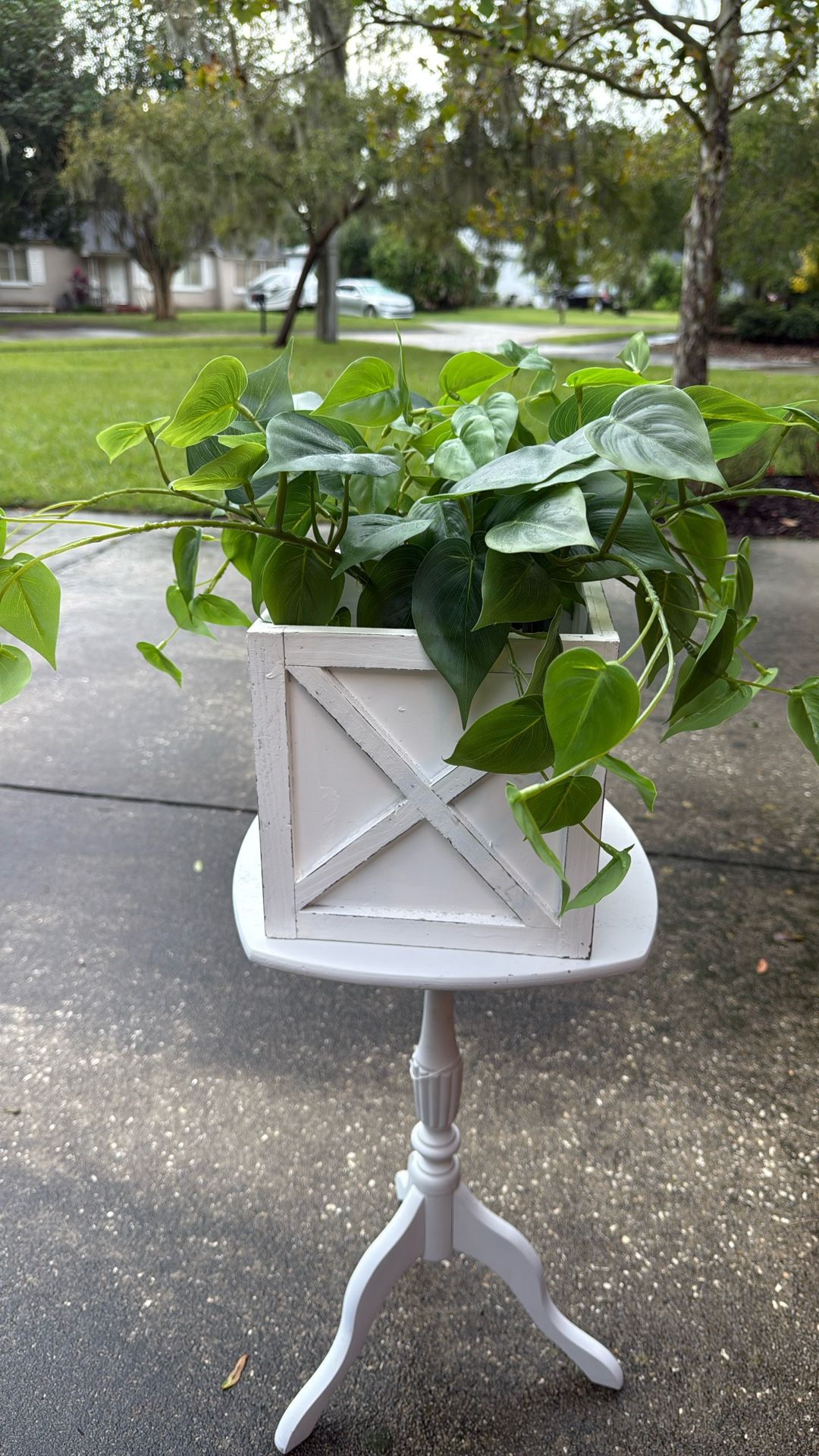 Box With Fake Flower