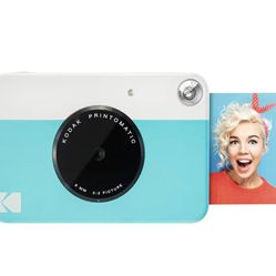 KODAK Printomatic Full-Color Instant Print Digital Camera - Colorful Photos On Zink 2x3" Sticky-Back Photo Paper - 5MP, Portable, Creative Fun Gift fo