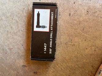 3/8 angle drill attachment #1447