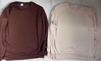 Men’s Neutral Crewneck Bundle Medium Minimalist Streetwear Essentials