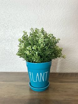 Blue Plant Vase