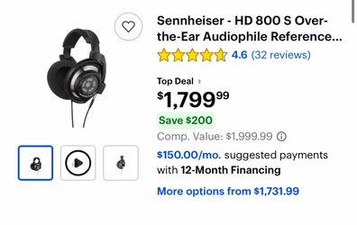 Sennheiser HD 800 S Over-Ear Headphones
