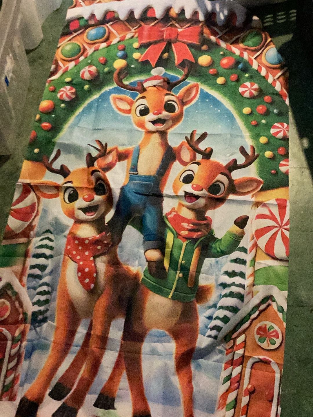 Reindeer Backdrop