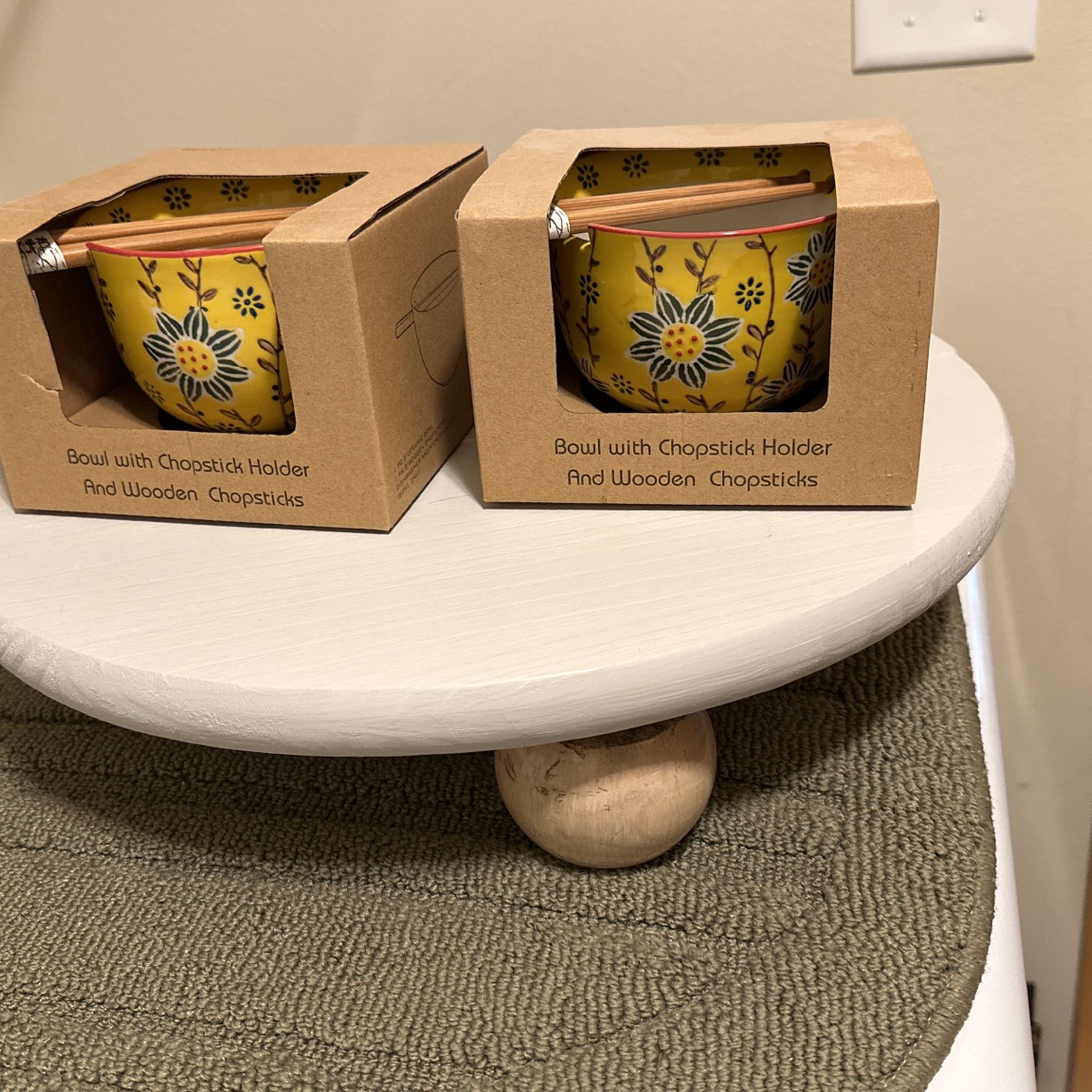 Bowl & Chopstick Set Of 2