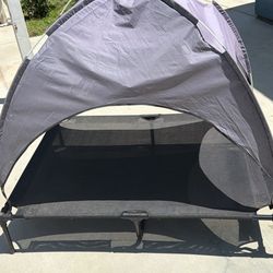 49Lx36Wx46 height large outdoor dog bed with canopy ground to bed height is 9”  pickup today only 6/8  Dog house, dog bed, dog lounge cat bed 