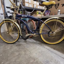 Custom Lowrider Cruiser Bike[ GOLD ]