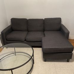 Charcoal Grey Couch