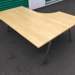 BIRCH LEFT CORNER IKEA GALANT DESKS 