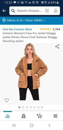 Comeon Faux Fur Jacket 
