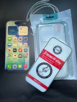 iPhone 16 Pro white 128gb unlocked for any service works perfect battery 99% w/accessories 30 day warranty can deliver 500$