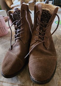 Leather Suede Womens TOMS Boots