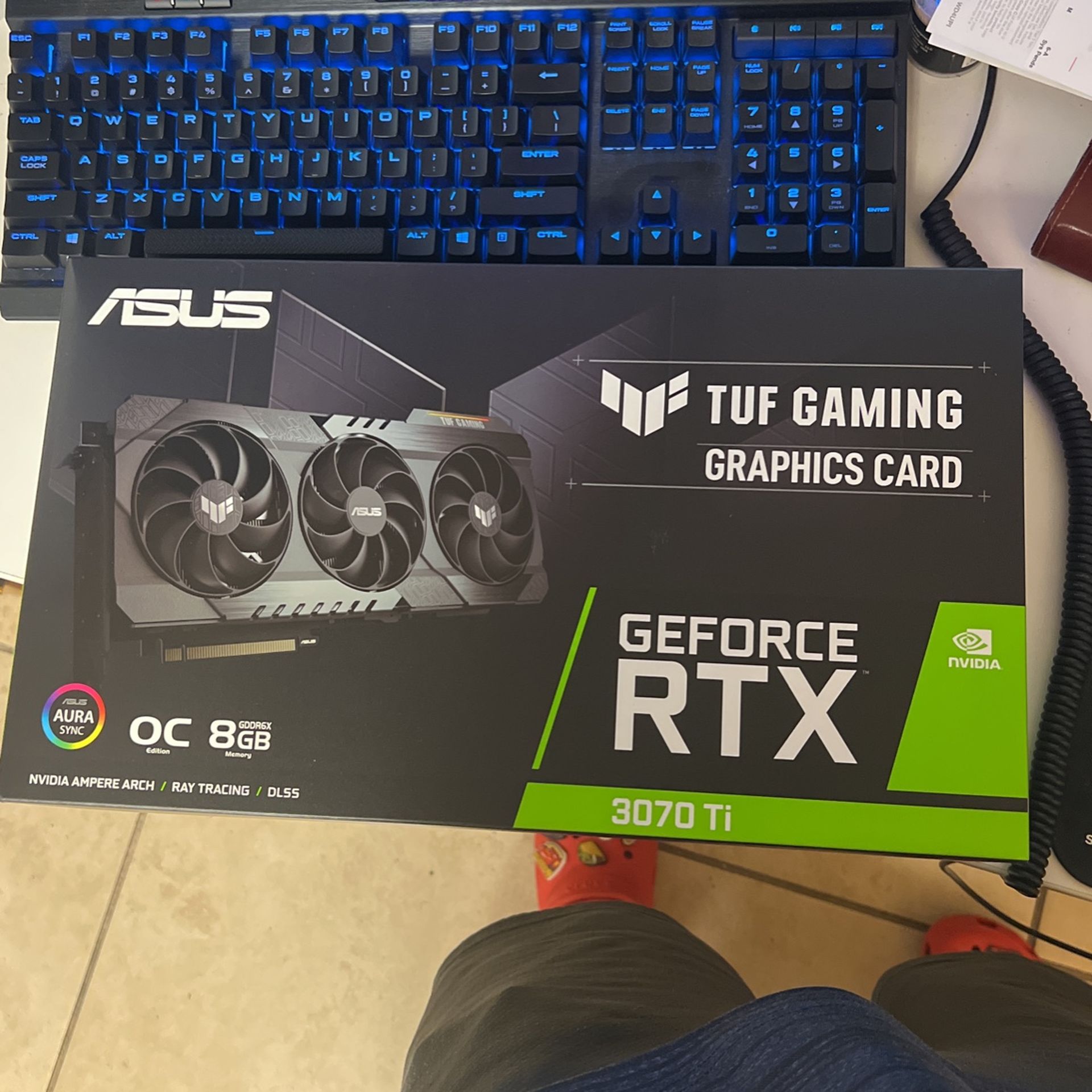 ASUS TUF Gaming GeForce RTX 3070 Ti 8GB GDDR6X PCI