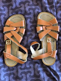Brown Salt Water Sandals Size 4