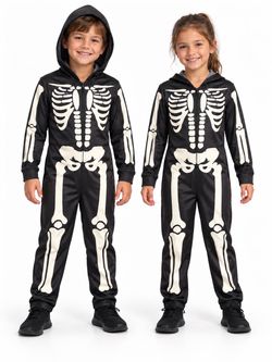 Unisex Skelton costume 7yr old