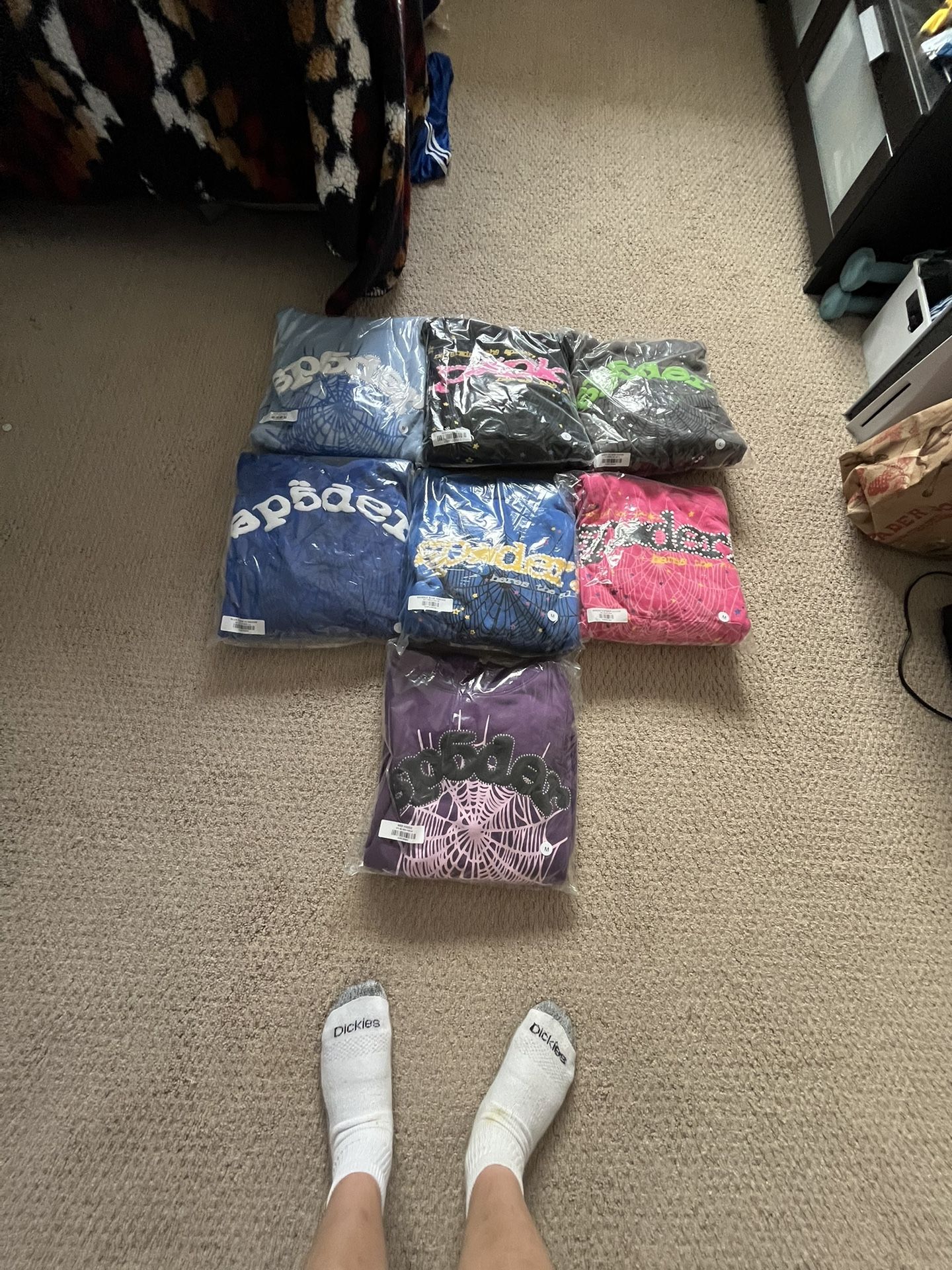 Sp5der Hoodies Medium - Large