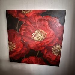Red Flower Painting 