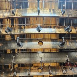 Bourbon Barrel Coat Racks / Hangers