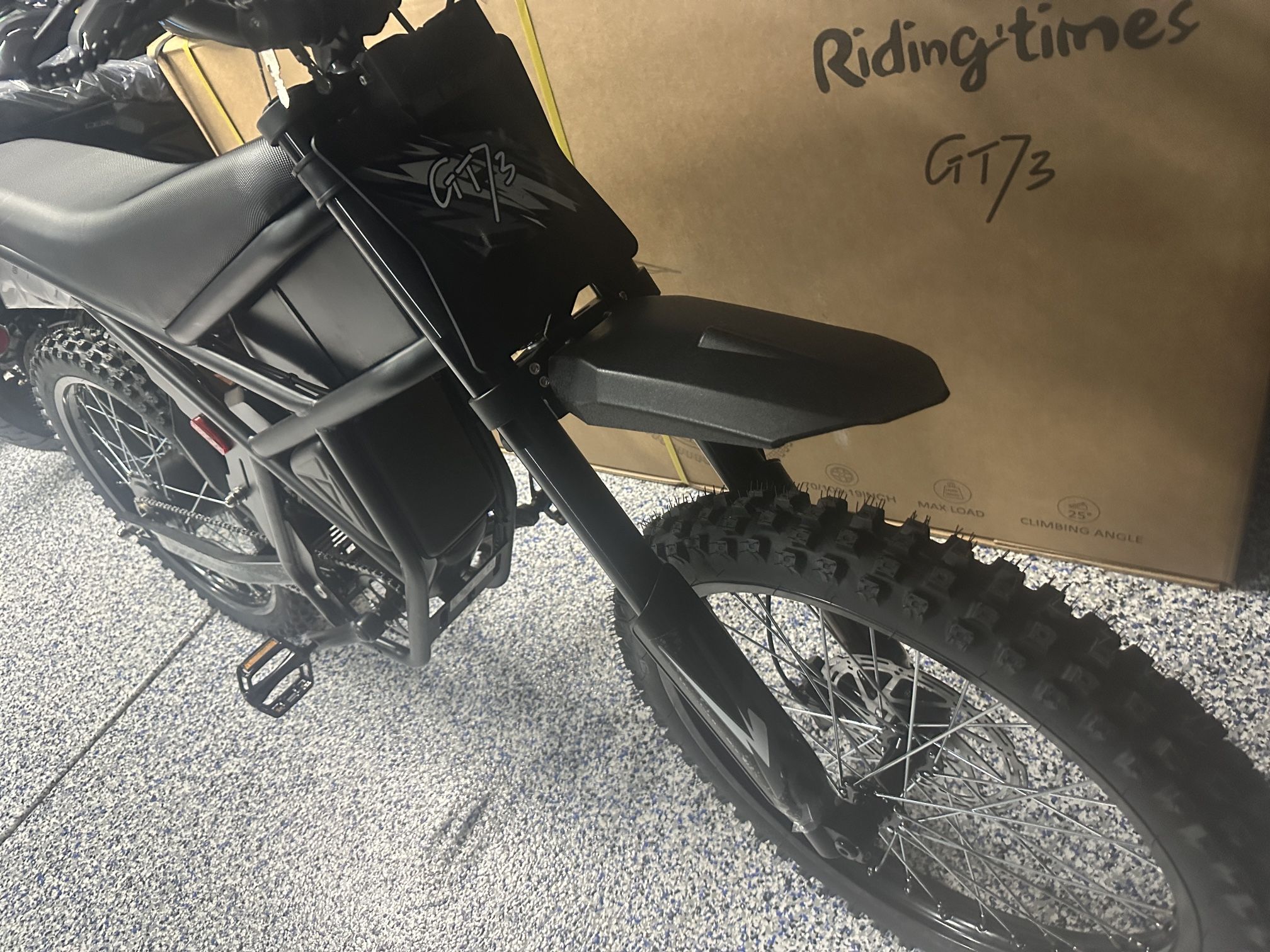 Riding Times GT73 Electric Bike , 37mph , Up To 150 Mile Range , Dual Batteries, Full Suspension