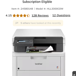 Brother HL-L3300CDW Wireless Digital Color Multi-Function Printer