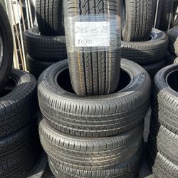 245/55/19 Toyo Set Of 4 Tires Like New 98% Tread Life Installed And Balanced // ¡Variedad De Llantas Como Nuevas Pregunte Por Su Medida!