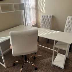 All White Office Furniture. Moving Need Gone
