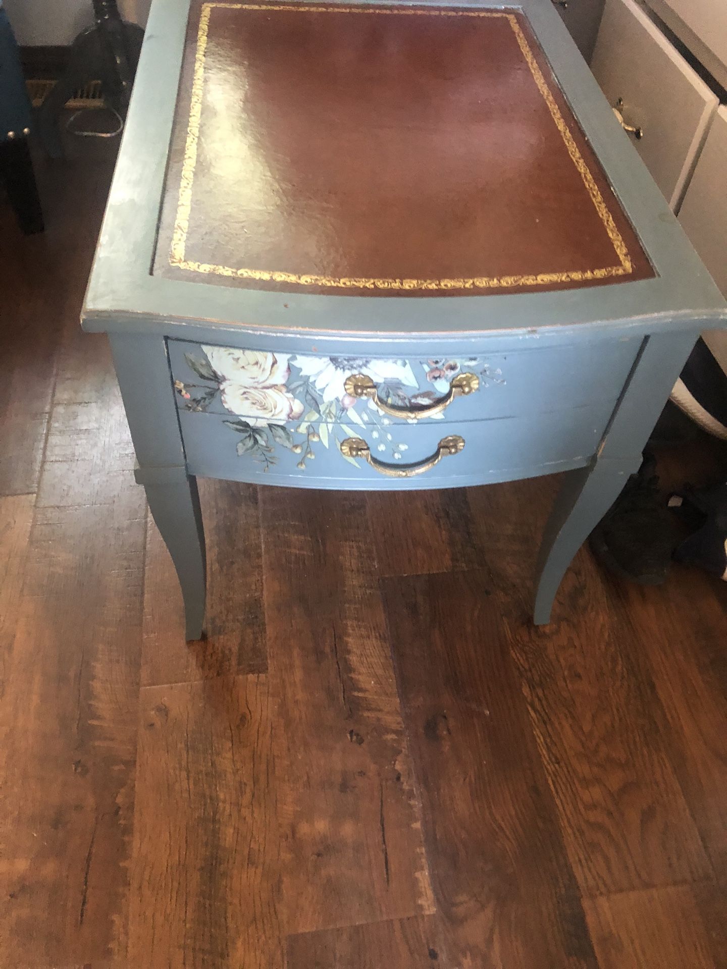 Hand painted custom coffee table