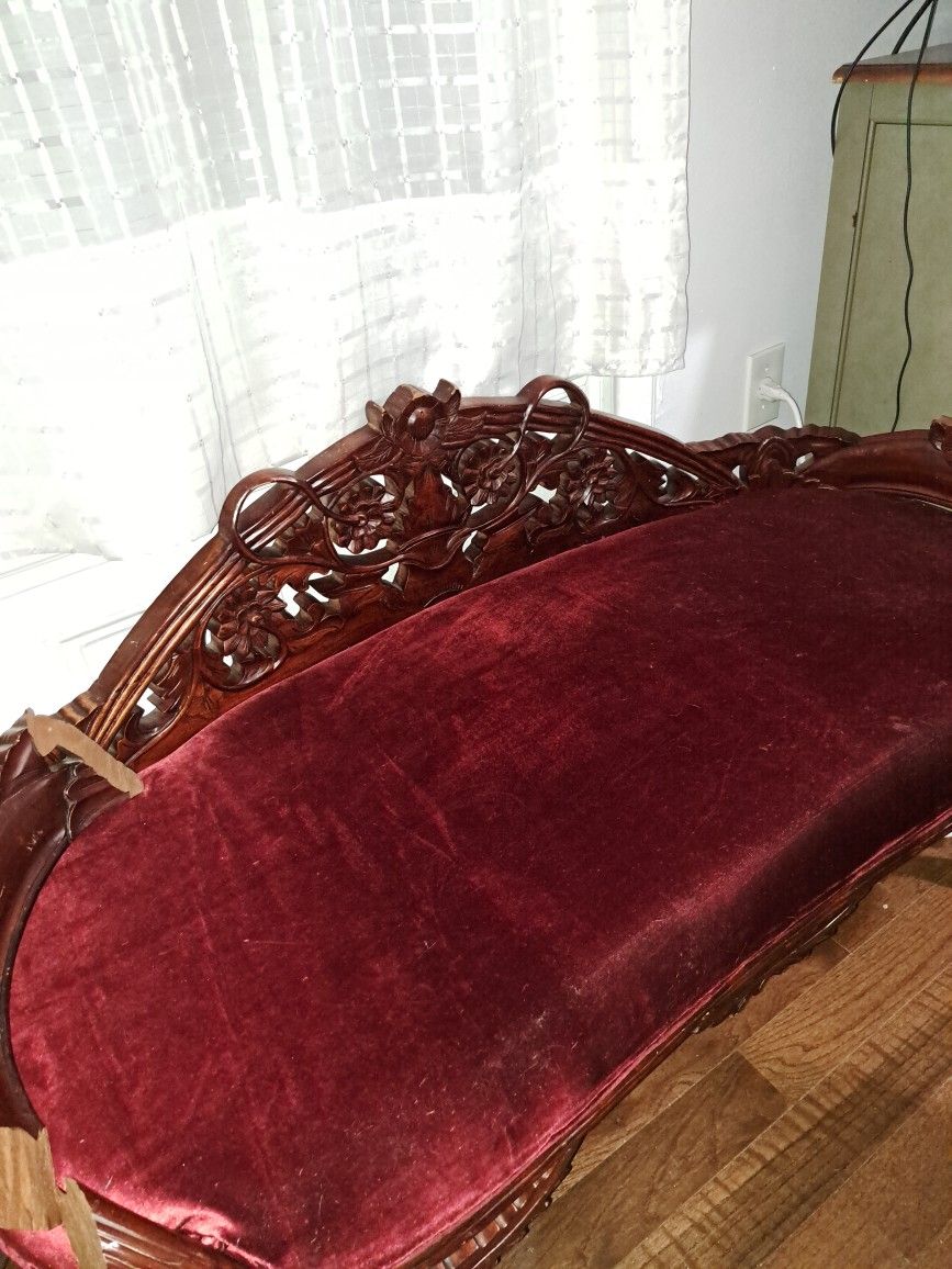 FREE Red Velvet Sofa