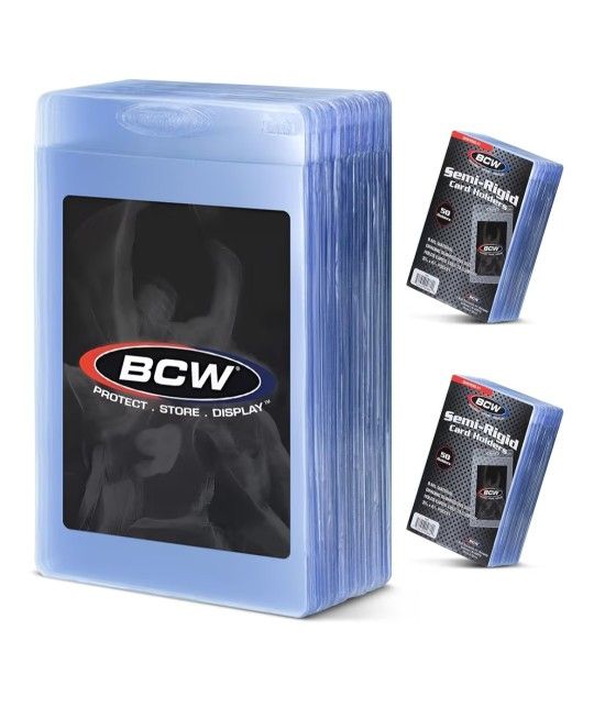 CSW Semi-Rigid Card Holders. Pack Of 50