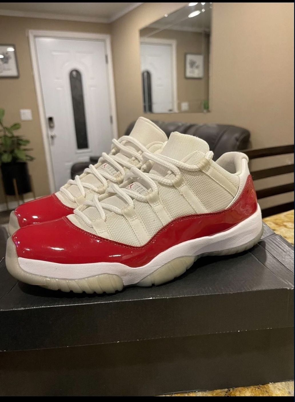 Jordan Retro 11 low cherry size 10.5 shoes