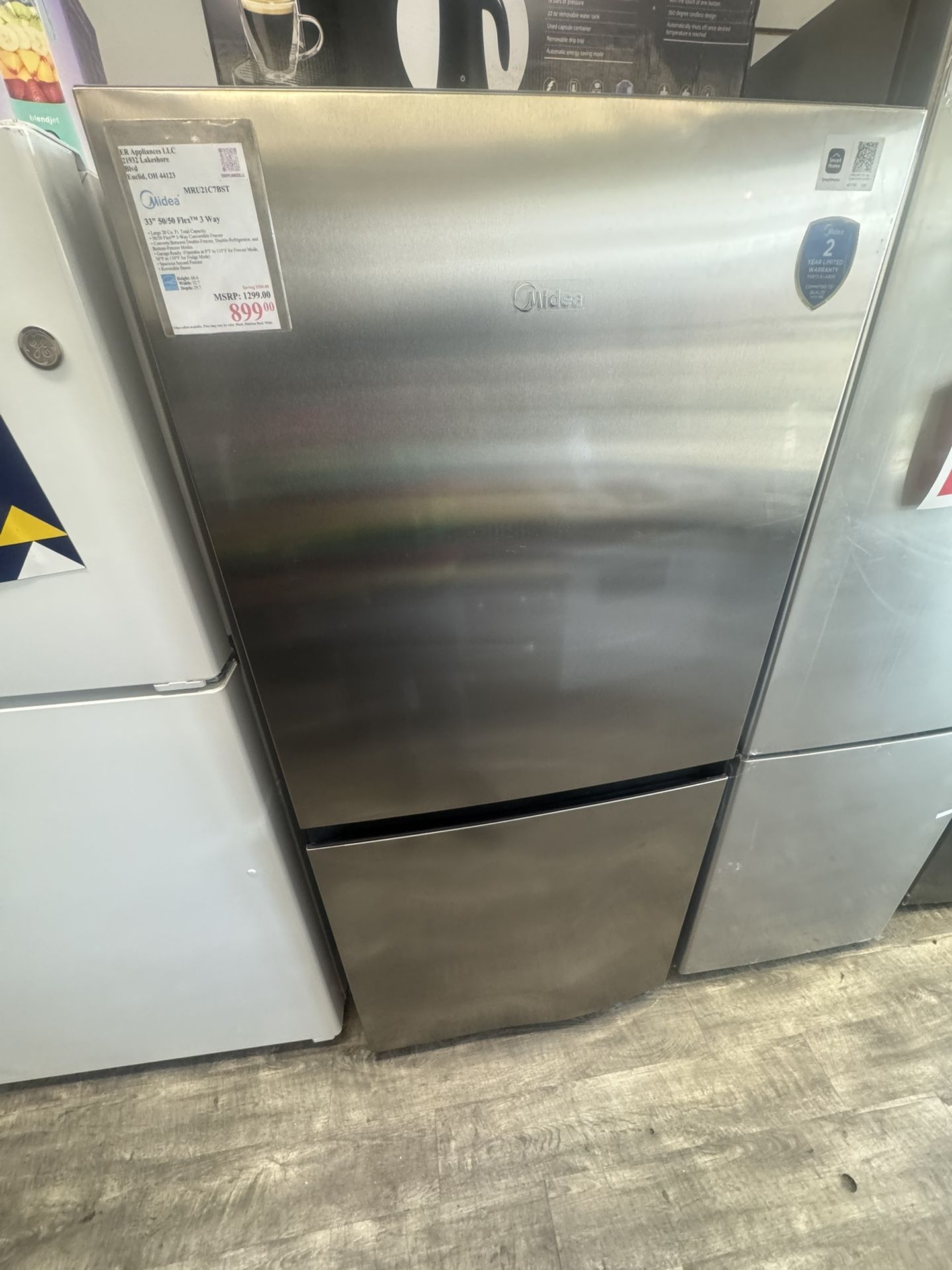 Midea 33" 50/50 FlexIM 3 Way