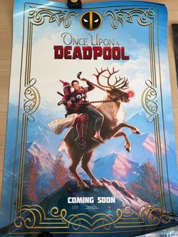Authentic Deadpool Promo Movie Poster 27x40