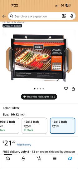 BBQ topper for only $10