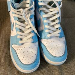 Nike Dunks High Baby Blue