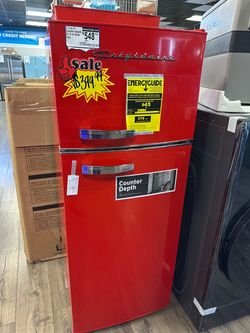 Frigidaire 7.5 cu.ft Refrigerator Take It Home With $0 Down Read Description