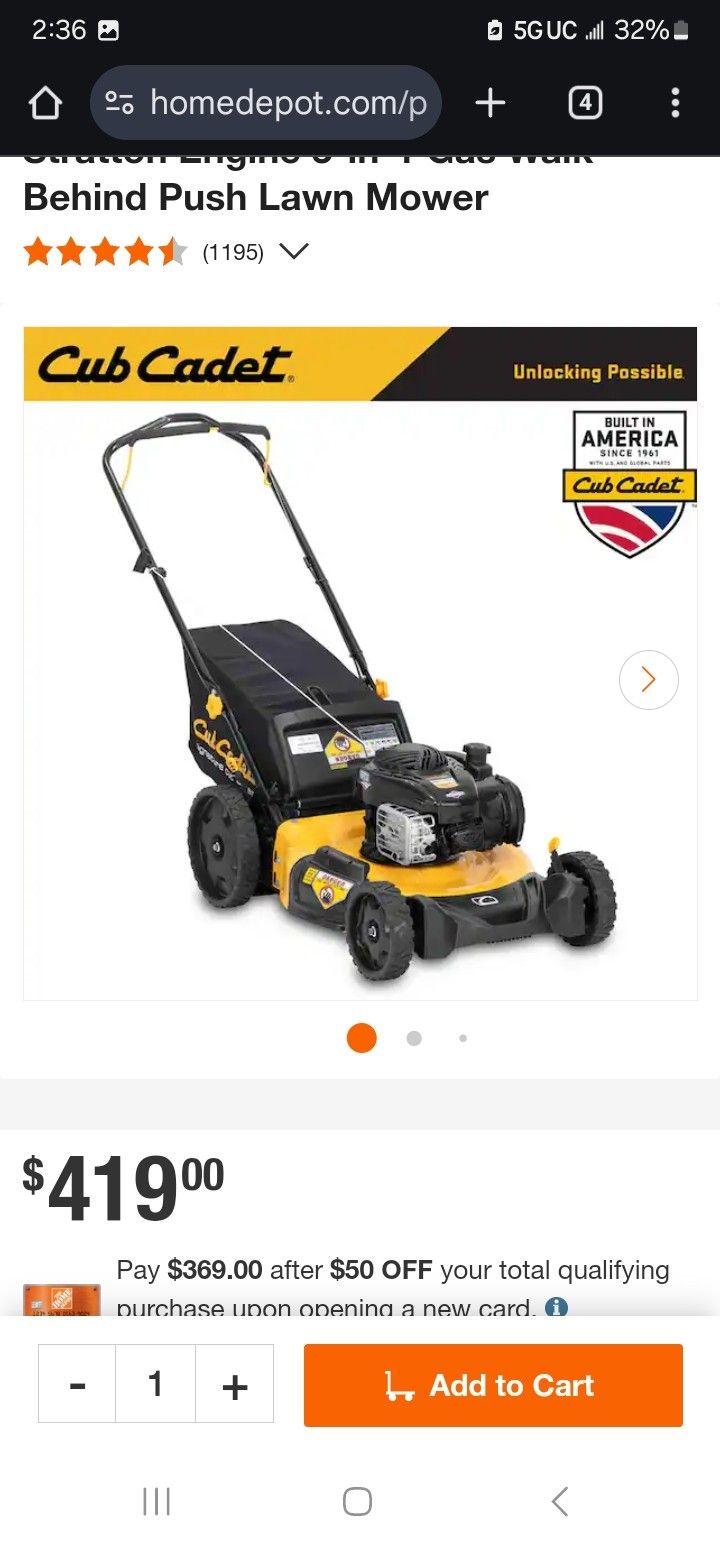 Grass Lawn Mower