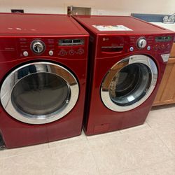 LG washer and dryer