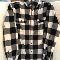 George Men's Long Sleeve Flannel Shirts, Size XL (46-48)