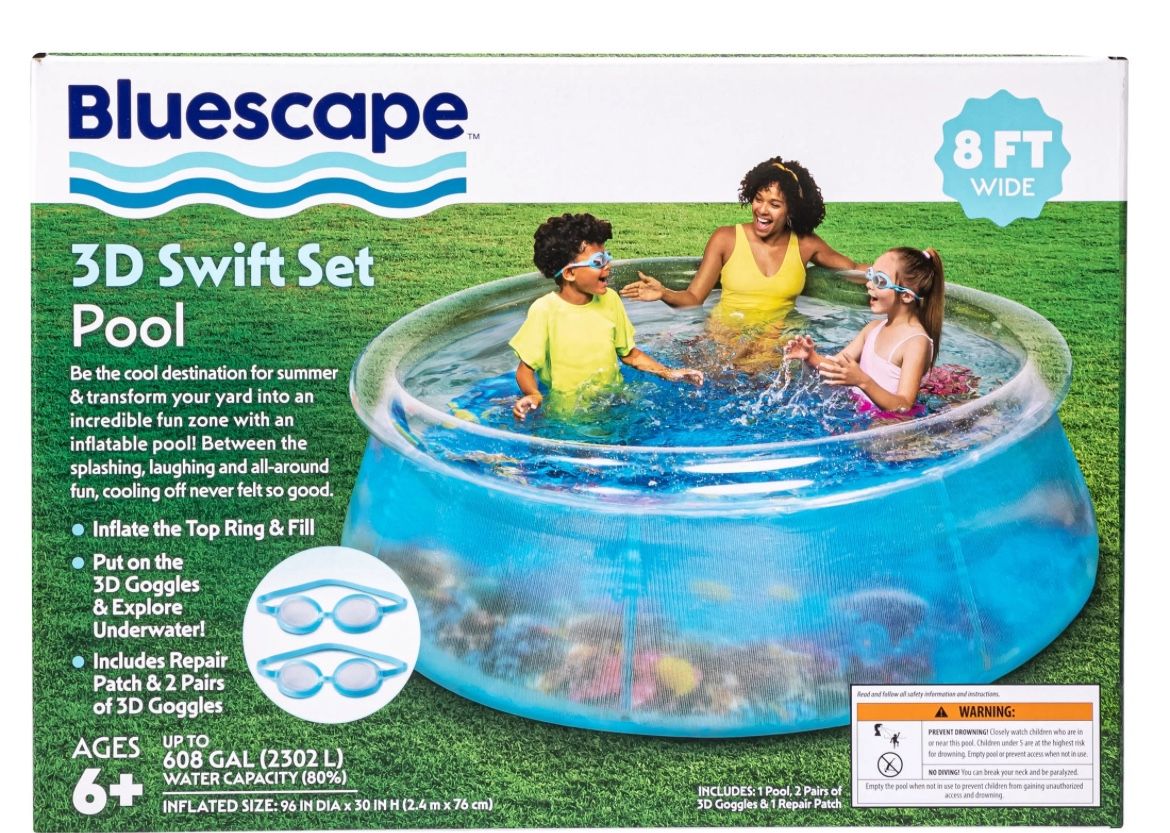 3-D8 Feet Wide Pool
